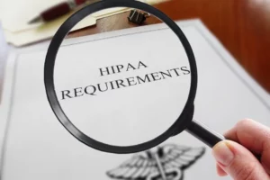 HIPAA rules magnifying glass